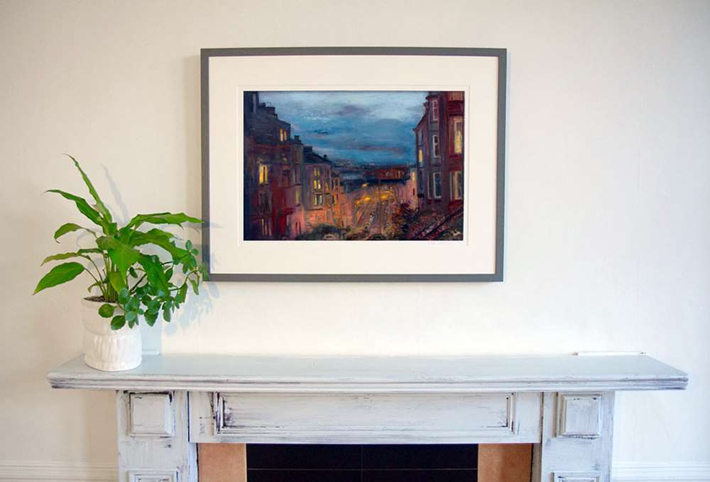 The Top Of Gardner Street giclée print